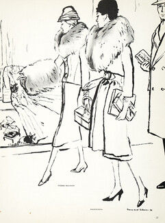 Balenciaga & Pierre Balmain 1956 Fur, Coat, Bernard Blossac