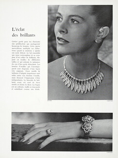 Cartier (High Jewelry) 1949 Necklace Brillants Original Earrings Bracelet Ring