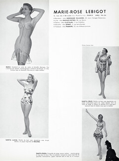 Marie-Rose Lebigot 1957 Corselette, Swimwear