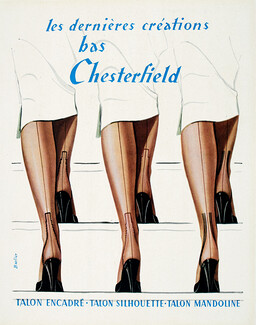 Chesterfield (Stockings) 1951 Talons, Barlier
