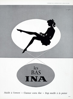 Ina (Hosiery) 1957 Stockings, J. Langlais