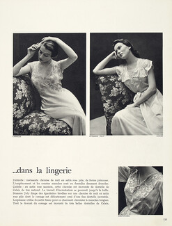 Cadolle, Suzanne Joly 1949 Nightdress, Photos Pottier