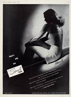 Spun-lo Rayon 1945 Hurrell, Fashion Photography