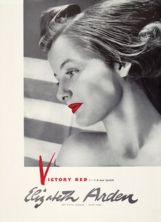 Elizabeth Arden (Cosmetics) 1941 Victory Red Lipstick