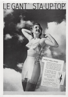 Le Gant (Lingerie) 1940 Girdle, Sta-Up-Top