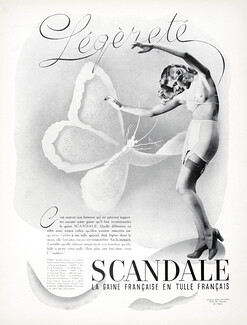 Scandale (Lingerie) 1940 Légèreté, Girdle, Bra
