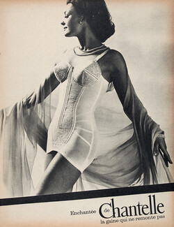 Chantelle (Girdles) 1960 Girdle Pinup Pin-up — Advertisement