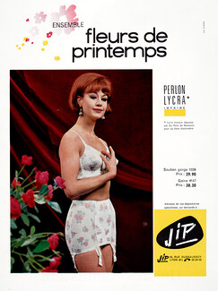 Lycra Du Pont de Nemours 1964 JIP Brassiere, Girdle