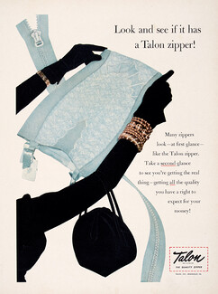 Talon (Girdles) 1952 Zipper