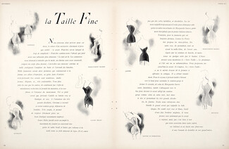 La Taille Fine 1947 Corsets Cadolle, Gloriane, Marguerite Sacrez, Laure Belin, Detolle, Janine, Louise Le Forestier