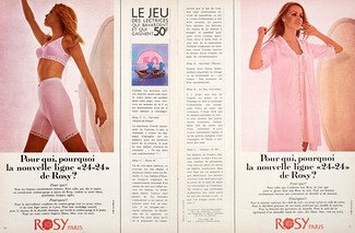 Rosy (Lingerie) 1967 Panty, Brassiere