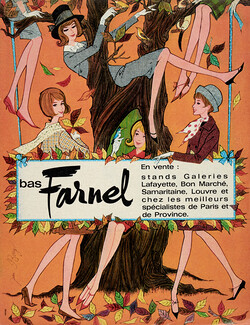 Farnel (Hosiery) 1962 Stockings, Jean Bary