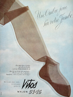 Vitos (Stockings) 1951 Nylon Hosiery