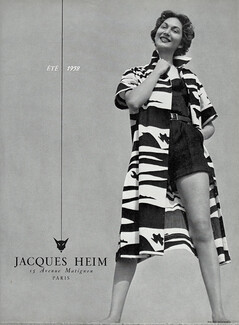 Jacques Heim 1952 Beachwear, Photo Maywald