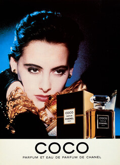 Chanel (Perfumes) 1987 Coco, Inès de la Fressange
