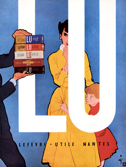 LU (Lefèvre-Utile) 1952 René Gruau