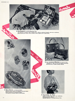 René Boivin 1953 Bracelet Montre, Broche Bourdon, Lucienne Offenthal (Handbag)