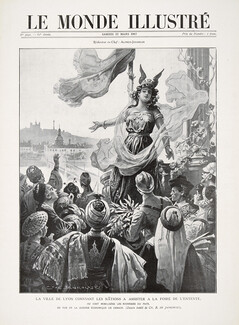 Ch. de Jankowski 1917 La Ville de Lyon conviant les Nations... Foire de l'Entente