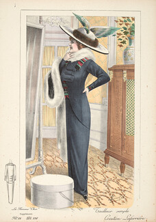 Laferrière 1912 La Femme Chic N°22, Plate 226, A. Louchel