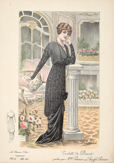 Doucet 1912 Mlle Praince, La Femme Chic N°22, Plate 225, A. Louchel