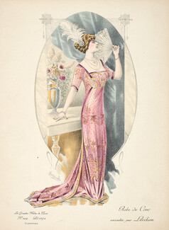 Lévilion 1911 Robe de Cour, Les Grandes Modes de Paris