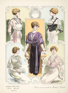 Martial et Armand 1913 Quelques nouveaux modèles, Les Grandes Modes de Paris