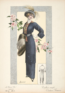 Création Francis 1912 Tailleur simple, La Femme Chic