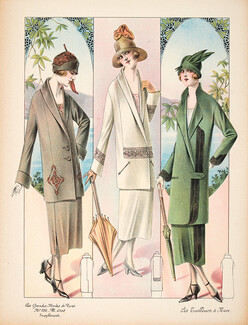 Les Grandes Modes de Paris 1925 Les tailleurs à Nice