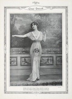 Drecoll 1913 Robe du soir, Photo Talbot