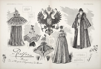 Redfern 1896 Breveté de sa Majesté l'Impératrice de Russie, Fur Clothing, Marie de Solar