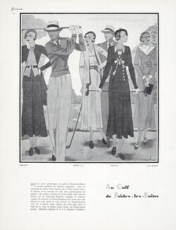 Mirande, Lenief, Chantal, Jane Regny 1932 Golf, Brides-les-Bains, Jc. Haramboure