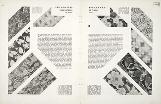 Les Peintres Modernes Dessinateurs de Tissus, 1929 - Bianchini Férier & Ducharne Michel Dubost, Raoul Dufy, Robert Bonfils, Text by Michel Dufet