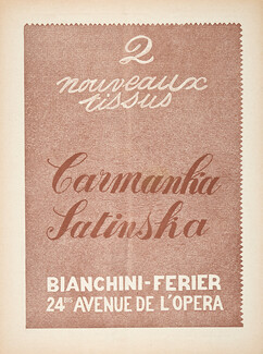 Bianchini Férier 1927 Carmanka, Satinska