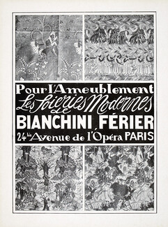 Bianchini Férier 1923 Soieries pour l'Ameublement, Textile Design