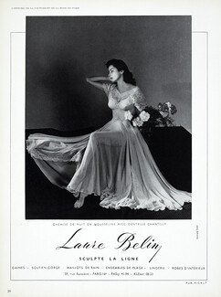 Laure Belin (Lingerie) 1954 Nightdress, Photo Georges Saad