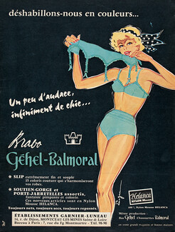 Gehel Balmoral 1957 Bra, Garters