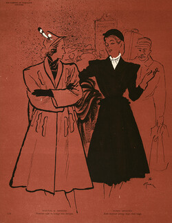 Martial et Armand, Agnès-Drecoll 1945 René Gruau, Coats