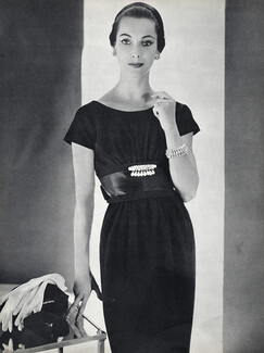 Jean Patou 1956 Gerondeau, Photo Mc Laughlin, Fashion Photography