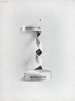 Lucile Manguin 1950 Ribbon brand Label, Photo Rutledge