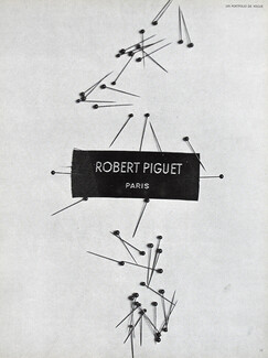 Robert Piguet 1950 Ribbon brand Label, Photo Rutledge