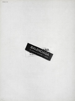 Balenciaga 1950 Ribbon brand label, Photo Rutledge
