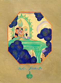Alexandre Rzewuski 1922 "Défilé des Pierres Précieuses" Le Jade