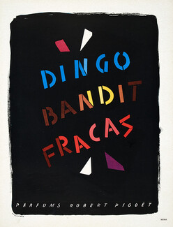 Robert Piguet (Perfumes) 1946 Dingo, Bandit, Fracas, Bouldoires