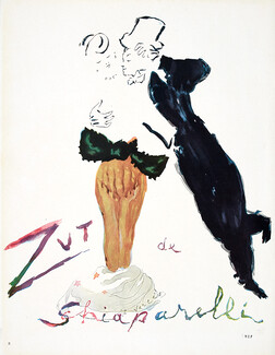 Schiaparelli 1949 Zut, Marcel Vertès