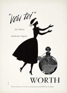 Worth (Perfumes) 1960 Vers toi (German version)