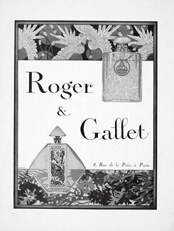 Roger & Gallet (Perfumes) 1926 circa P. Royer, Le Jade, Chypre Tentation
