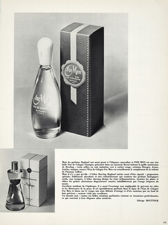 Les grandes créations de Raphaël, 1963 - Perfumes For Men, Réplique, Text by Edwige Bouttier, 2 pages