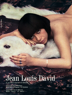 Jean Louis David (Hairstylist) 1973 White Bear Fur, Photo Alice Springs