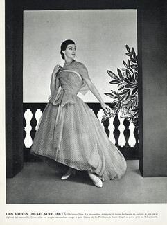 Christian Dior 1957 Mousseline Pétillault, Photo Pottier