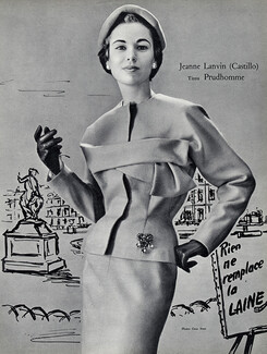 Jeanne Lanvin Castillo 1954 Prudhomme, Photo Gene Fenn